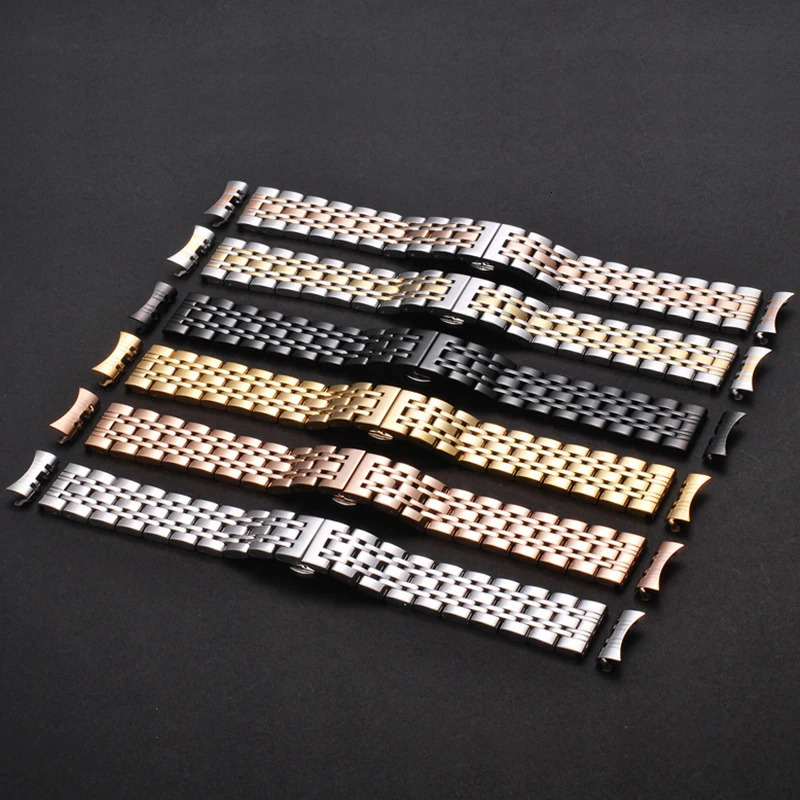 16/18/19/20/21/22/24mm Solid Stainless Steel Watch Band for TISSOT Butterfly Buckle 304L Metal Wrist Strap for Omega for Seiko 260715 - view 5