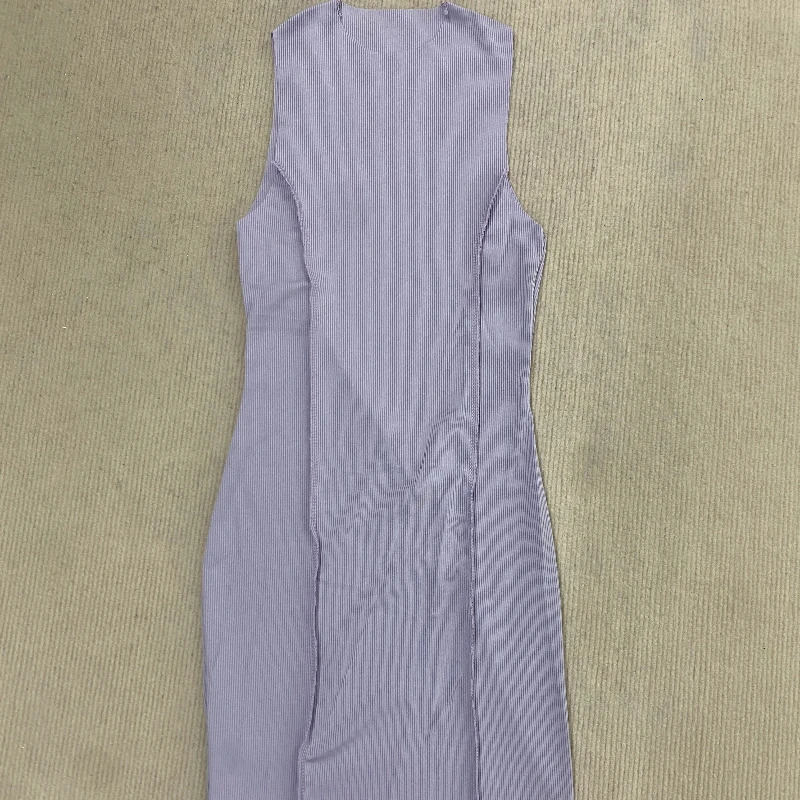 European American Summer Reverse Stitching Round Neck Sleeveless Solid Color Tightfitting Sexy Hip Hugging Dres Clothing 260714banjia