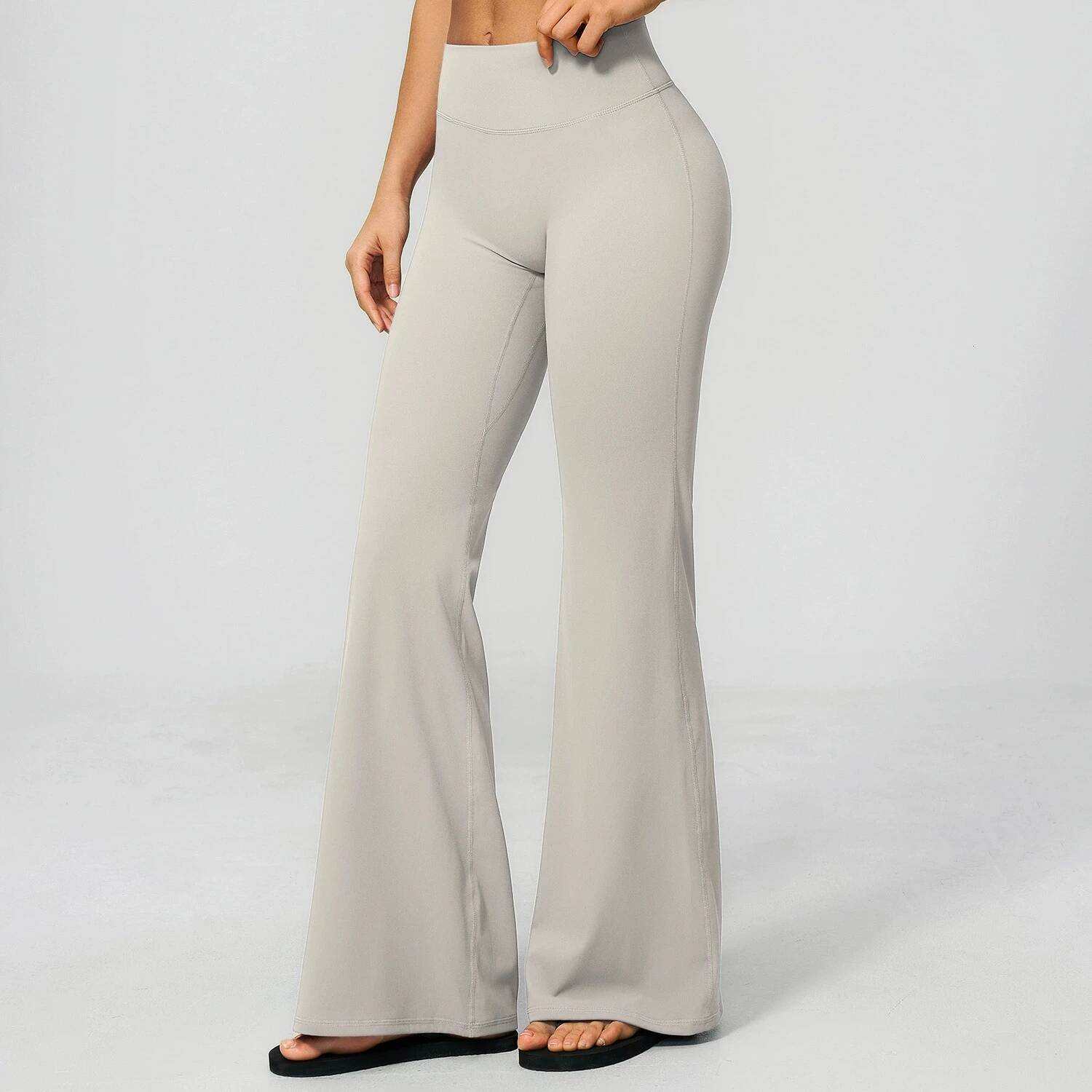 Women Bell-bottoms Yoga Tights High Waist Fitness Pants Stretch Workout Sports Push Up Flare Legging Outdoor Trousers J260715 - view 6