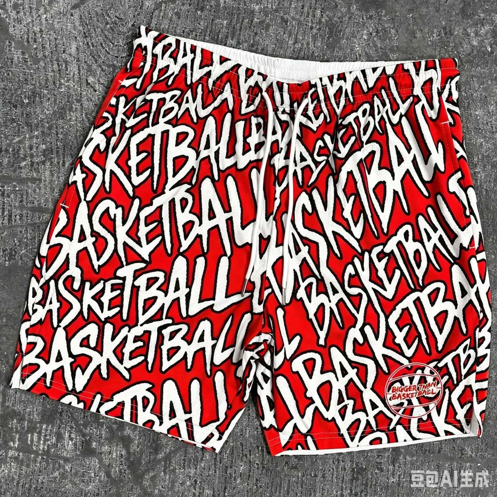 2026 Basketball Comic 3D Printed Shorts Mens Bigger Than Basketball Breathable Summer Casual Sports Streetwear Shorts Kids L26071559YS - view 3