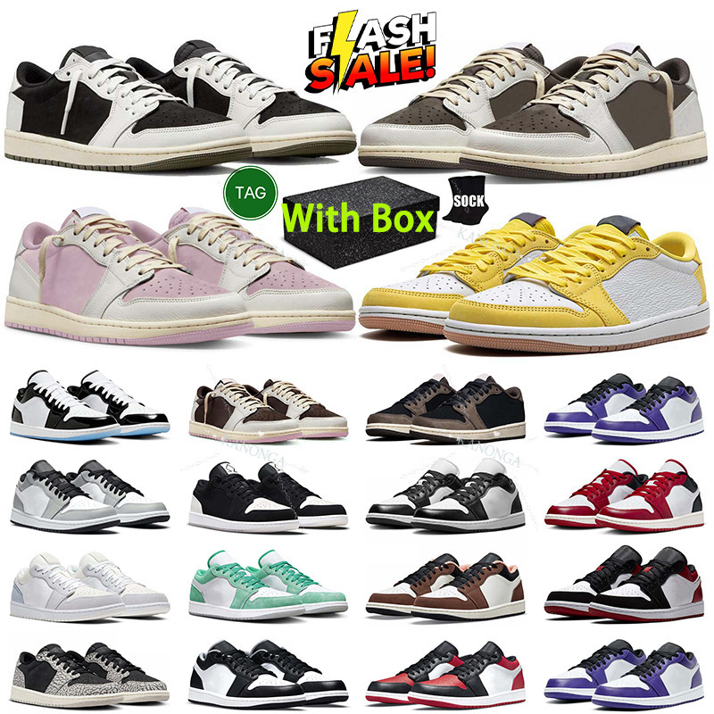 Designer 1S Scarpe Da Basket Basse 1 Sneakers Nero Bianco 5A+ Shadow 2.0 Univer…