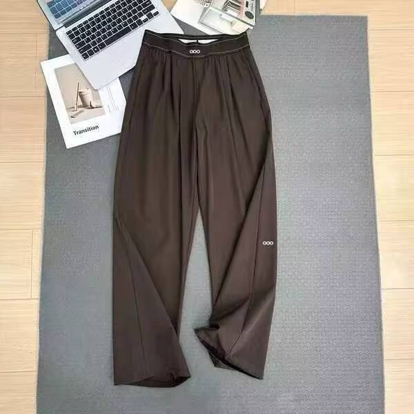 2026 Loose Casual Women's Summer High Waist and Thin Yoga Pants Breathable Drape Straight Mouth Wide Leg Sweatpants J260715 - view 6