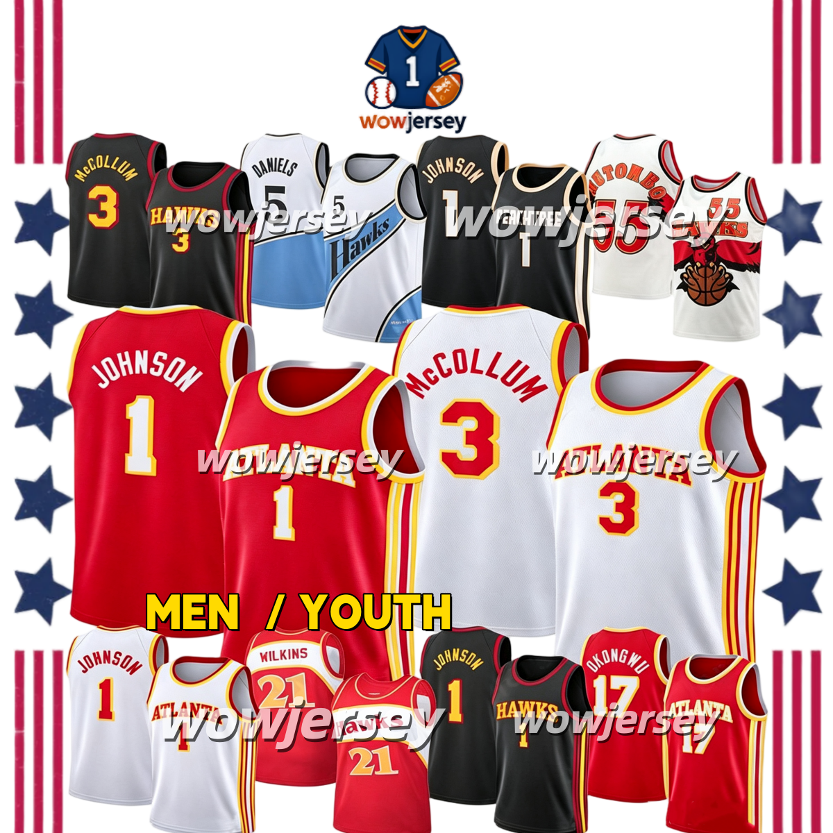 Maglia Atlantas Hawk Jalen Johnson Maglia Da Basket Nickeil Alexander-Walker Dy…