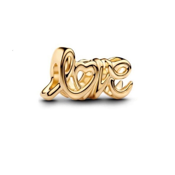 Pandora S925 Sterling Silver Beads In Gold Color, Small Golden Snake, Year Of The Snake Beads, Bracelet DIY Pendant Bead Accessories - view 3