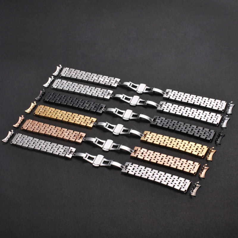 16/18/19/20/21/22/24mm Solid Stainless Steel Watch Band for TISSOT Butterfly Buckle 304L Metal Wrist Strap for Omega for Seiko 260715 - view 6