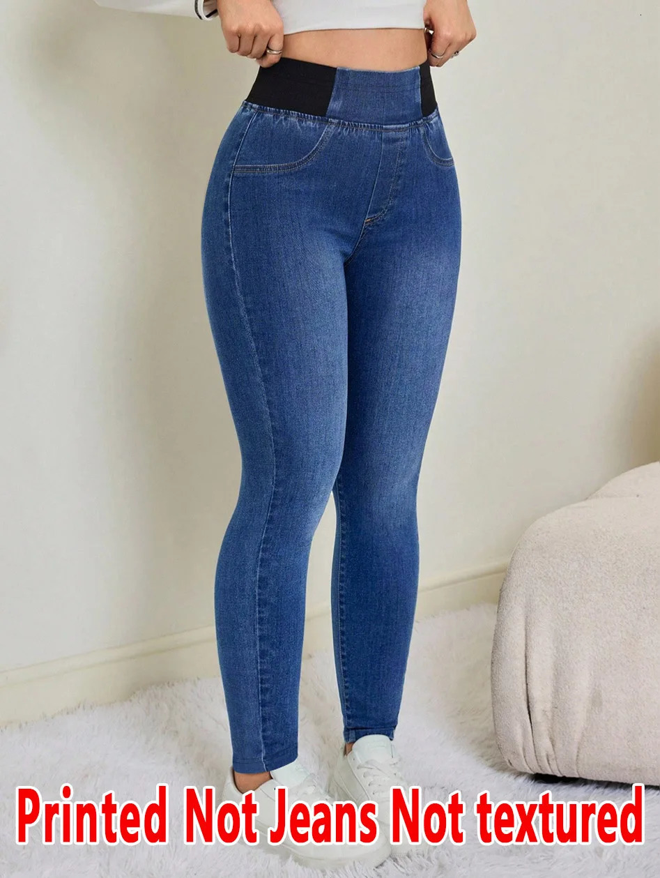 Printed Pants Not Denim Fabric Leggings NonDenim Womens Trousers for A 260714banjia