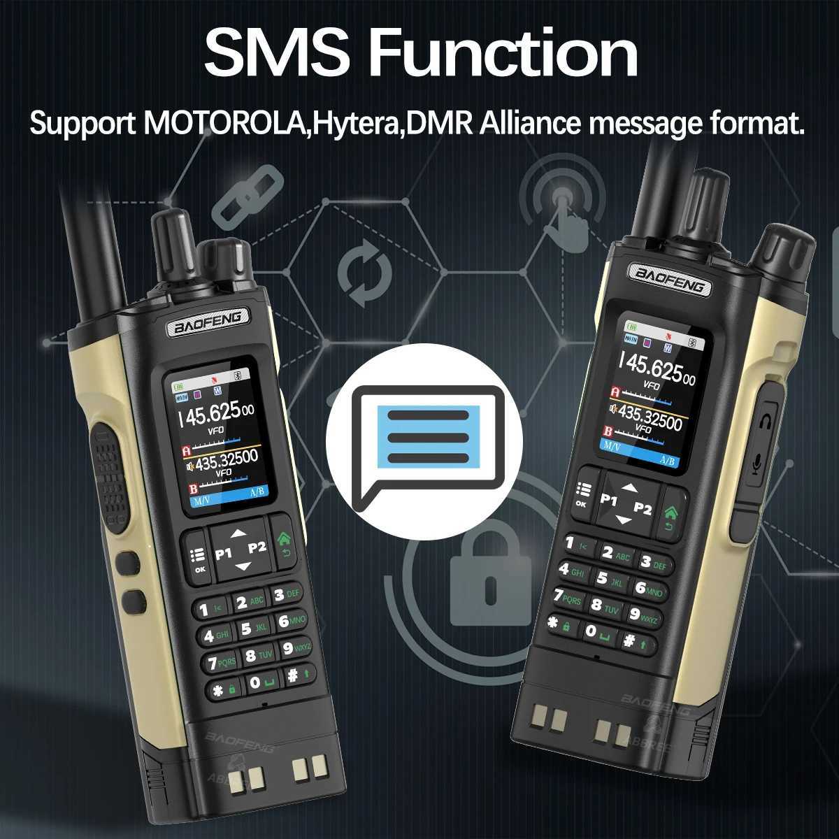 BAOFENG DMR DM-32 Digital Walkie Talkie GPS Dual Mode Analog TDMA Dual Time Slot Air Band APRS Digital Call For UV-32 Ham Radio X260715 - view 6