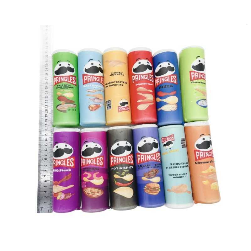 Bottled simulated potato chips slow-rebound squeeze toy food-themed potato chip jar decoration stress-relief PU toy L260714GE6V - view 6