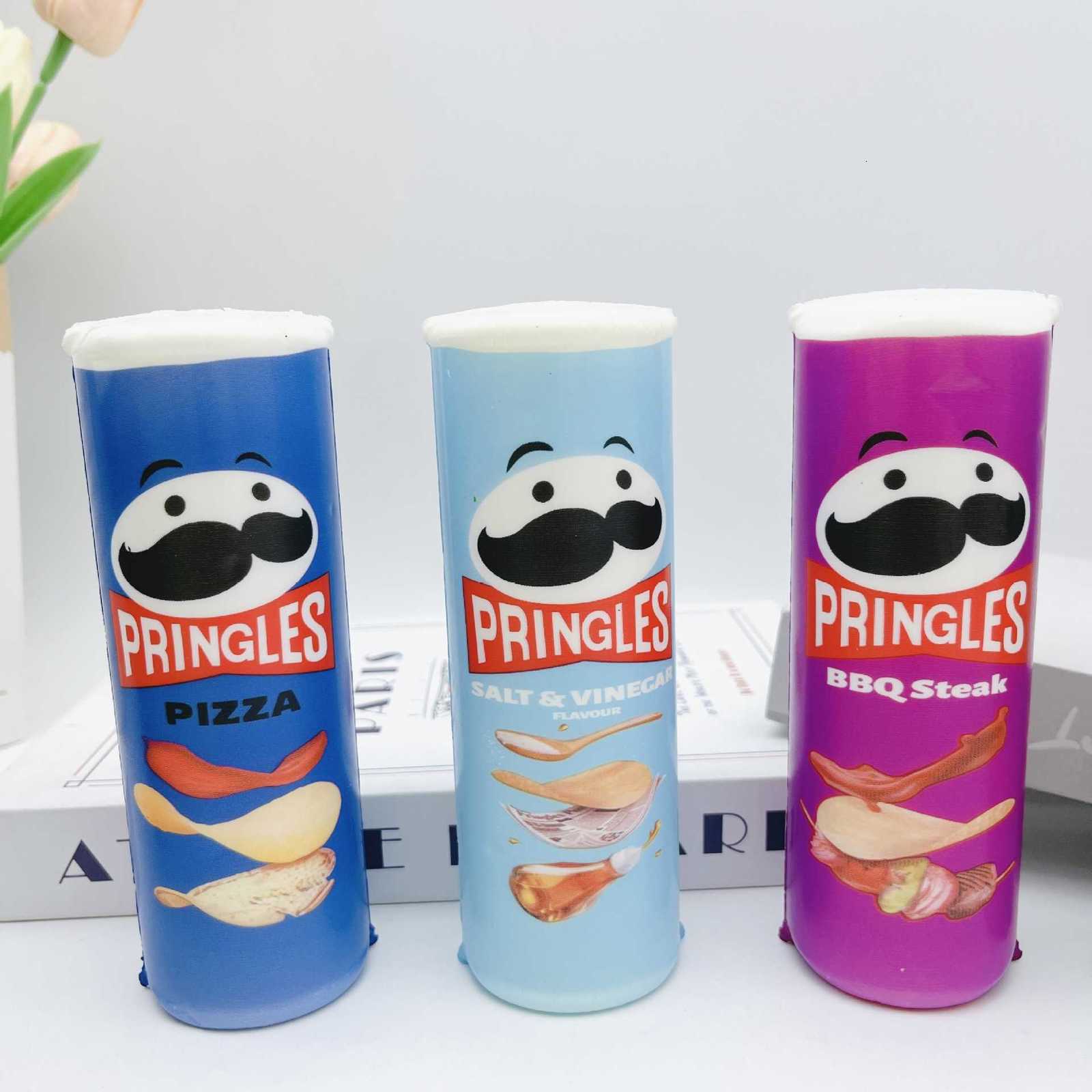 Bottled simulated potato chips slow-rebound squeeze toy food-themed potato chip jar decoration stress-relief PU toy L260714GE6V - view 4