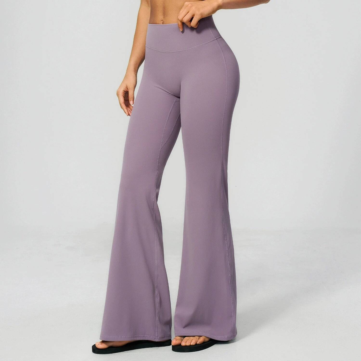 Women Bell-bottoms Yoga Tights High Waist Fitness Pants Stretch Workout Sports Push Up Flare Legging Outdoor Trousers J260715 - view 4
