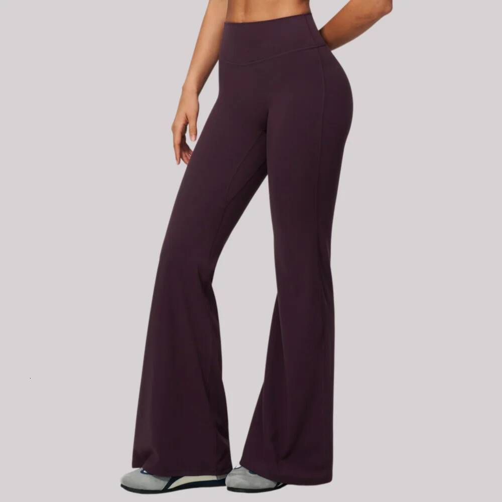 Women Bell-bottoms Yoga Tights High Waist Fitness Pants Stretch Workout Sports Push Up Flare Legging Outdoor Trousers J260715