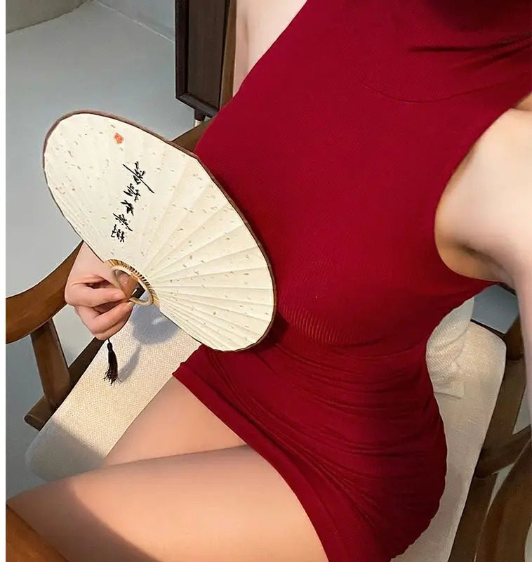 Sleeveless Bodycon Dres Turtleneck Pleated Mini Dresses Summer Sexy Black Skinny Stretchy Party Club Vestidos 260714banjia