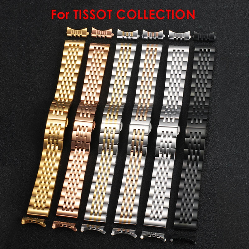 16/18/19/20/21/22/24mm Solid Stainless Steel Watch Band for TISSOT Butterfly Buckle 304L Metal Wrist Strap for Omega for Seiko 260715 - view 7