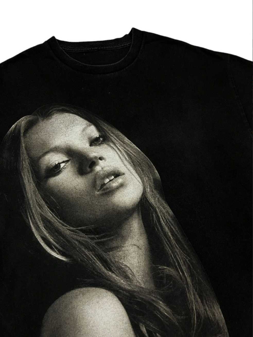 Printed Pattern Kate Cotton Moss Short Sleeve T-shirt Casual Fashion T-shirt Men Women Harajuku Retro T-shirts Unisex Y2k Tops J260715 - view 5