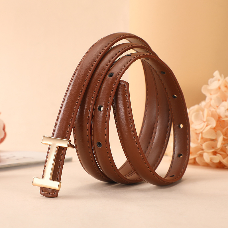 New Simple Women Fashion Casual Versatile Belt For Jeans Dresses Pants Luxury 1.5 Width - view 6