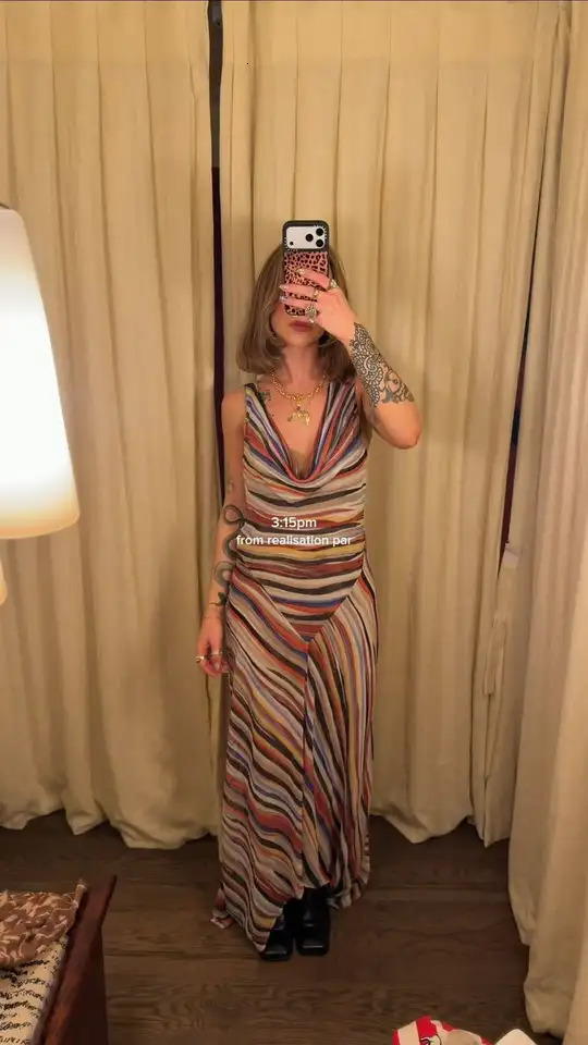 Summer Sleeveless Striped Spaghetti Strap Women Dress Irregular Tight Vacation Vestidos V-neck Fashion Long Skirt Loose 2026 260715 - view 4