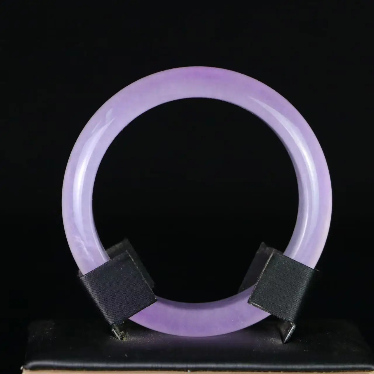 High Ice Bracelet Sticky Seed Violet Jade Myanmar Old Pit Spring Color Purple Consort Girl Style 260629 - view 4
