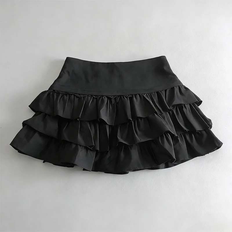 Y2K Goth Punk Black Lace Patchwork Halter Translucency Tops Women Summer Solid Backless Sleeveless Tank Top Streetwear Clothes a260716 - view 3