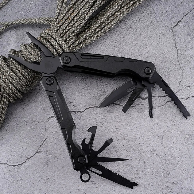 Muiltifunctional Pliers Folding Plier EDC Multitool Stainless Steel Pocket Knife Scissors Camping Survival Outdoor Folding Tool 260716BJ - view 3