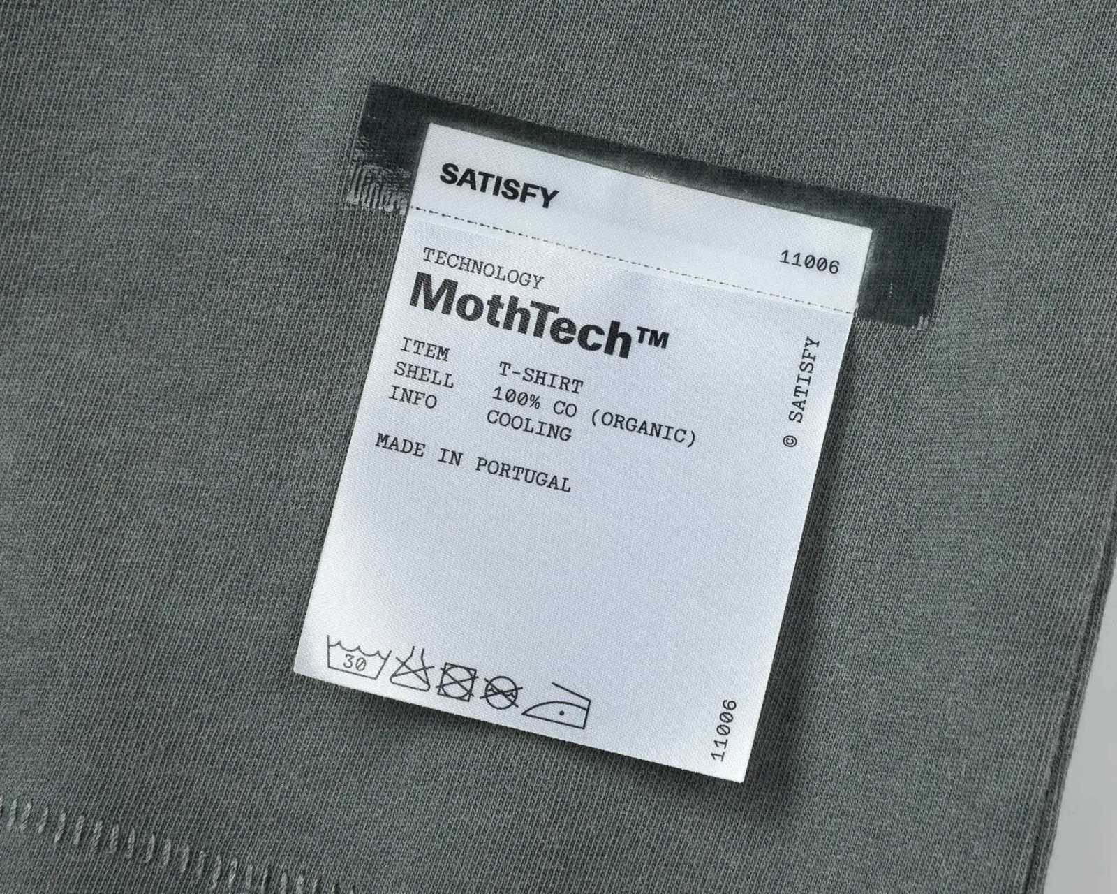 MothTech Running Trendy Muscle SATISFY Round Neck Distressed Pure Cotton Printed Short Sleeve T-shirt Casual Loose Fit YouthJ260715 - view 5