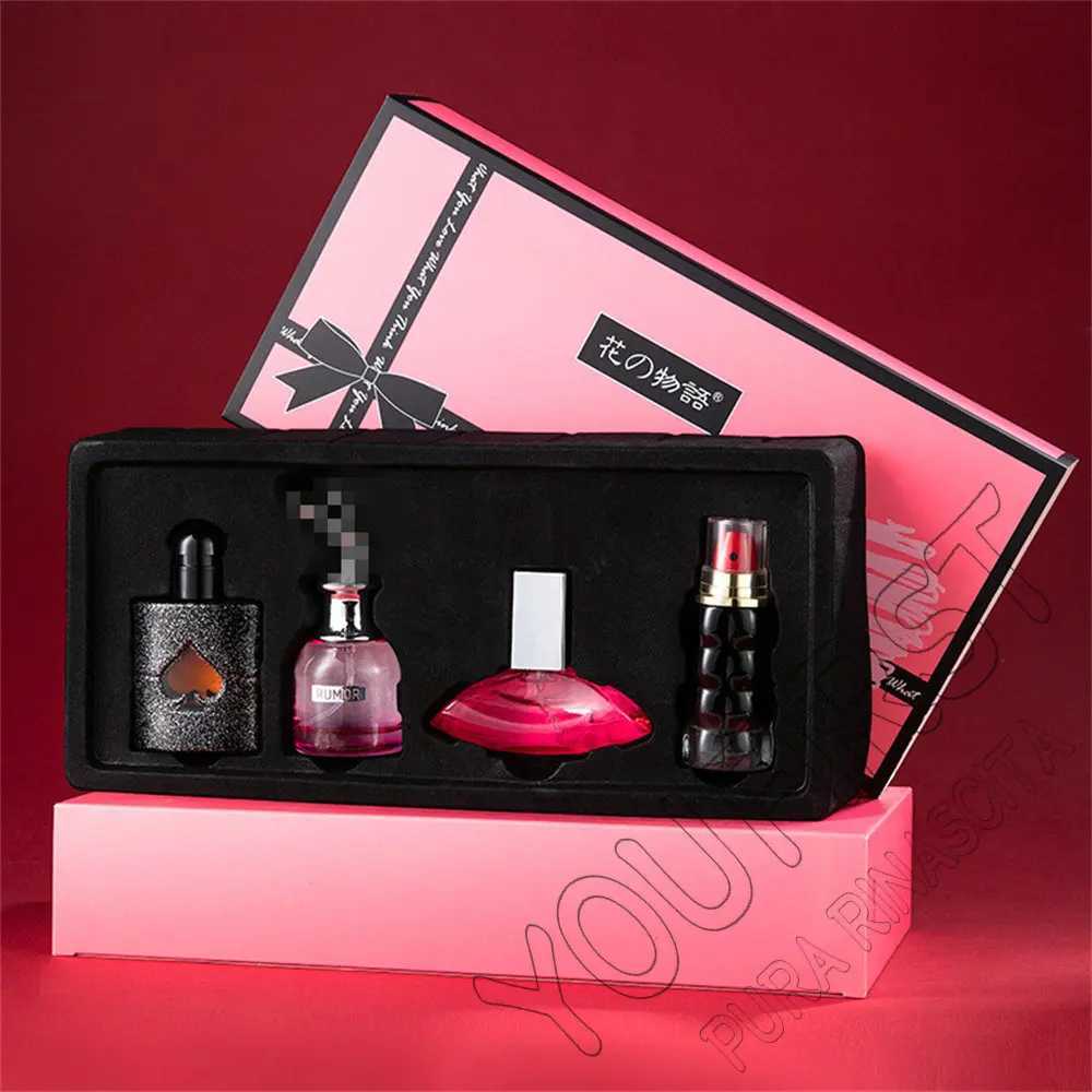 Private Brand Perfume Women Eau De Parfums Dames 105ml Perfumes De Mujer es Gift Box 4Pcs Set Natural Floral Scent Spray C260716