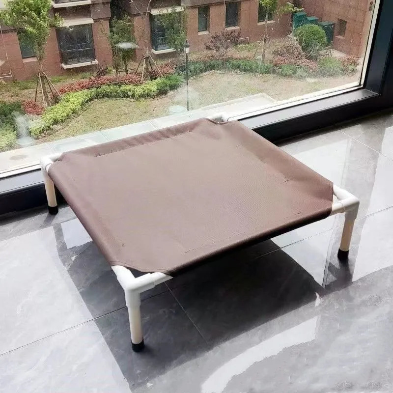 Pet Camping Bed Elevated Bed for Dogs Folding Puppy Camping Bed Cat House Portable Removable Washable Puppy Beds Dog Hammock 260715