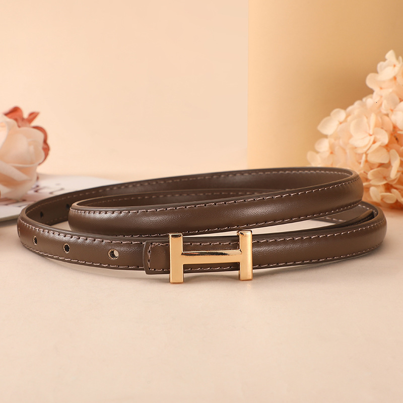 New Simple Women Fashion Casual Versatile Belt For Jeans Dresses Pants Luxury 1.5 Width - view 5