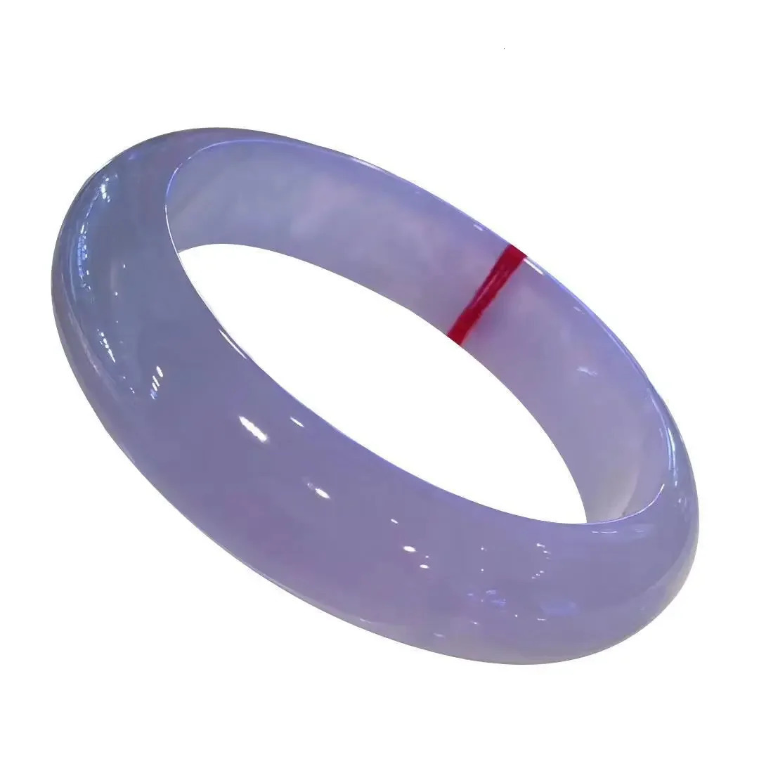 High Ice Bracelet Sticky Seed Violet Jade Myanmar Old Pit Spring Color Purple Consort Girl Style 260629 - view 3
