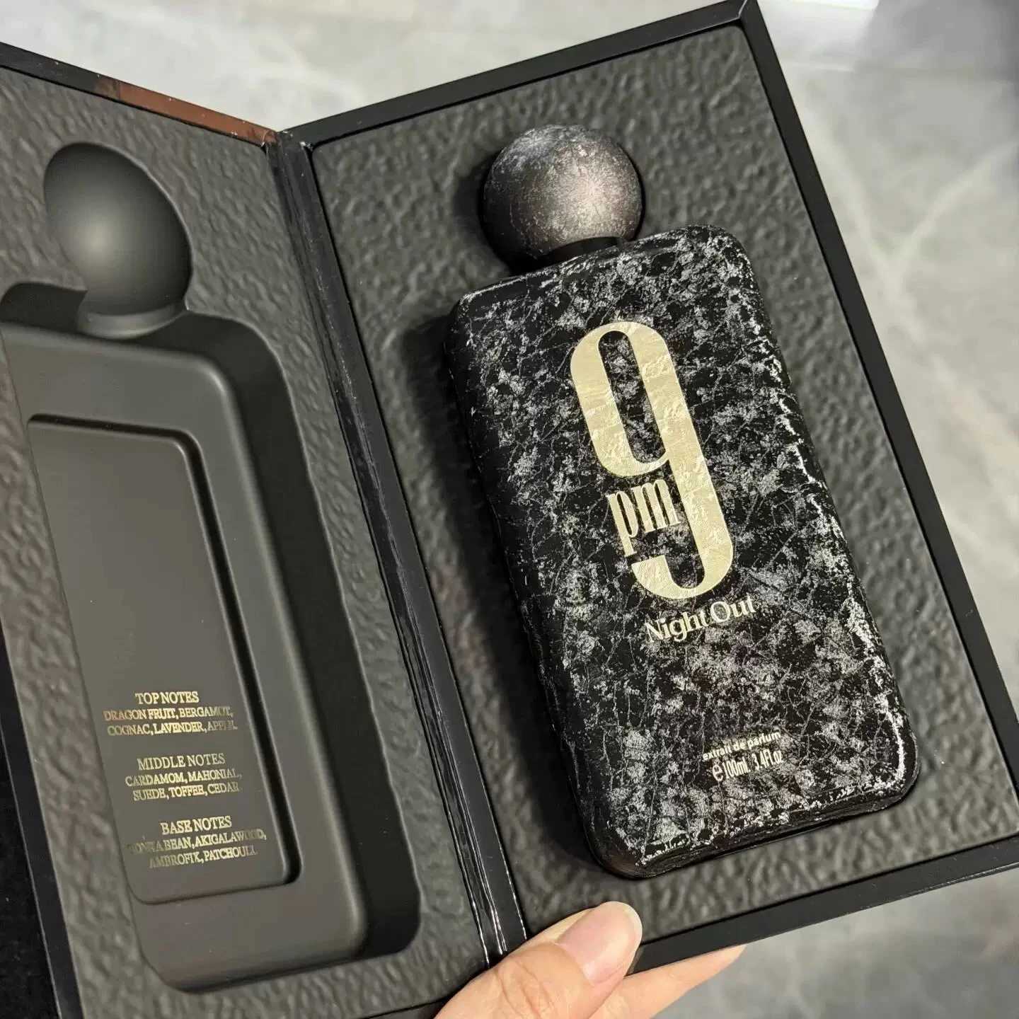 9 PM Night Out Extrait de Parfum Mens perfume spray Oriental Spicy Flavor 100m C2601015