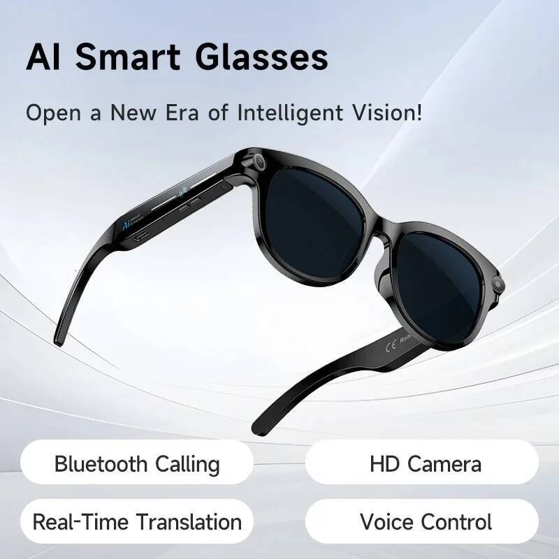 2026 AI Smart Glasses 8K Remote Control Touch Photo Camera Recording Voice Assistant Translator Wireless Bluetooth Sunglasses W260716 - view 4