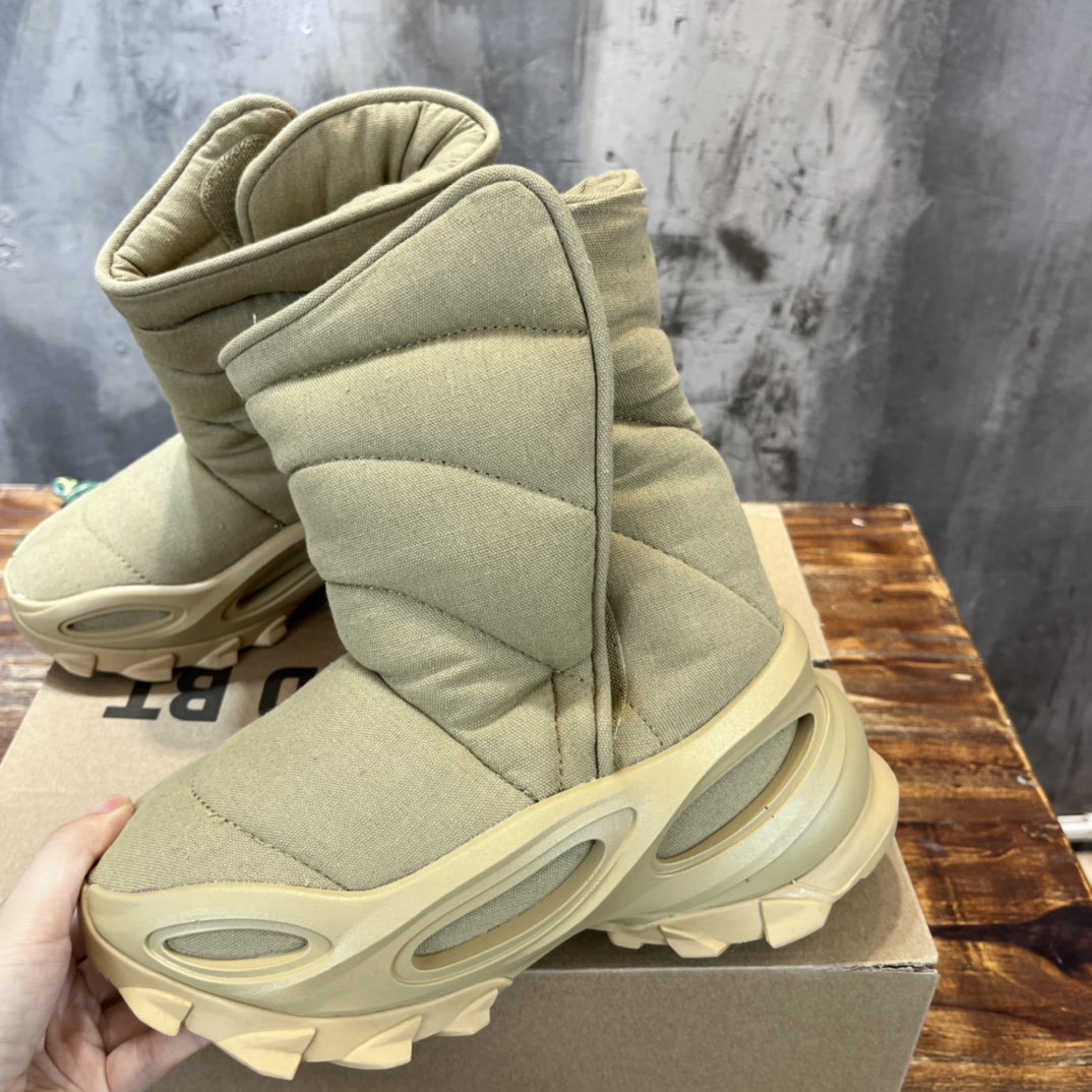 Adidas Yeezy Nsltd Boot Stivali Invernali Isolanti Imbottiti Color Kaki Unisex