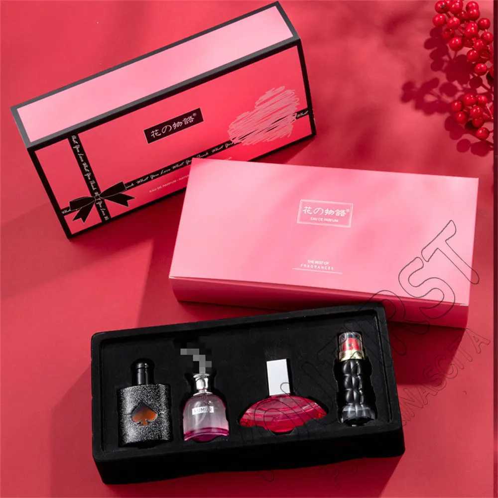 Private Brand Perfume Women Eau De Parfums Dames 105ml Perfumes De Mujer es Gift Box 4Pcs Set Natural Floral Scent Spray C260716 - view 3
