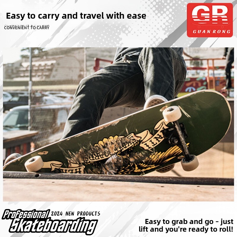 Original Wood Maple Deck Full Range of Styles Brand OEM Pattern Transfer Custom Professional Skateboard Base Material - view 5