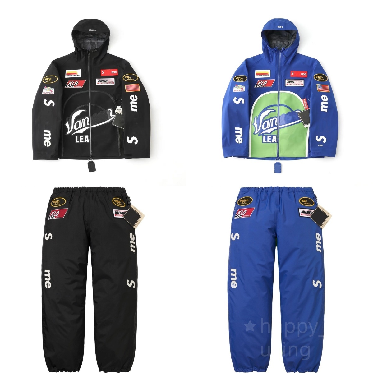 Men's Jackets Designer Set Jacket Mens Nylon Joint Venture Waterproof Outdoor J…