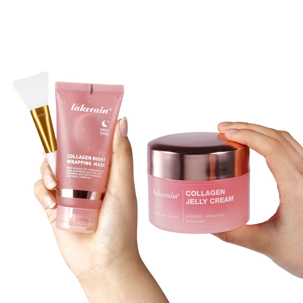 Collagen Jelly Cream Collagen Overnight Facial Mask Wrapping Peel-Off Mask Hydrating SkinCare 260716 - view 4