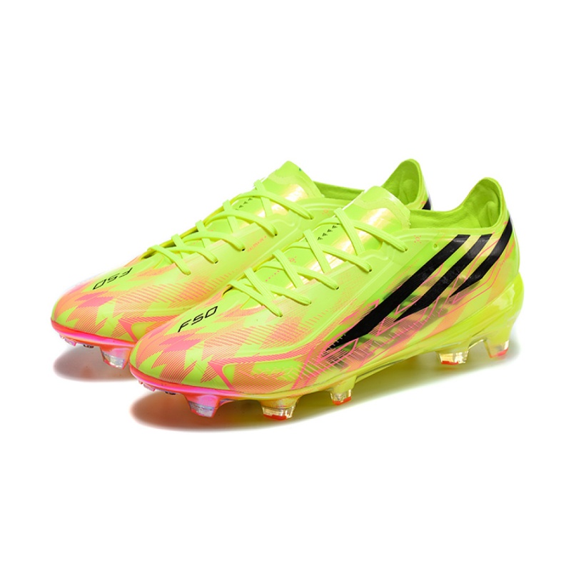 Adidas F50 Hyperfast Elite FG Soccer Cleats Lightweight Firm Ground Professional Match Football Boots Multi Color Series - view 4