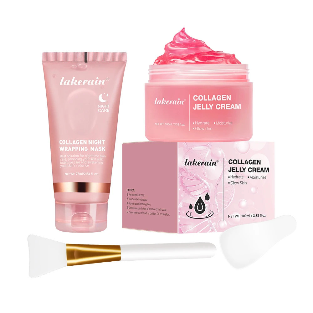 Collagen Jelly Cream Collagen Overnight Facial Mask Wrapping Peel-Off Mask Hydrating SkinCare 260716 - view 3