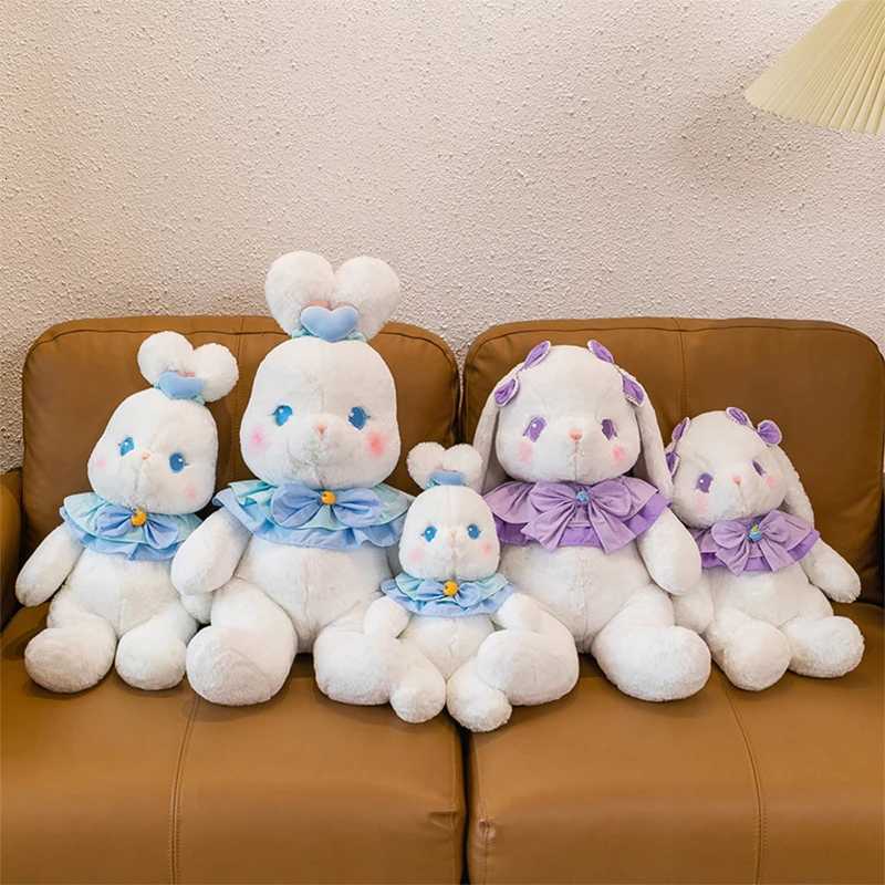 Kawaii Plush Toy Stuffed Doll Cute Rabbit Bear Couple Loli Bunny Pillow Soft Baby Bunny Doll for Kids Birthday Xmas Gift X260717