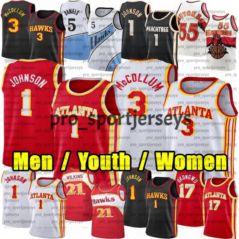 Maglia Atlantas Hawk Maglia Da Basket Jalen Johnson Nickeil Alexander-Walker Dy…