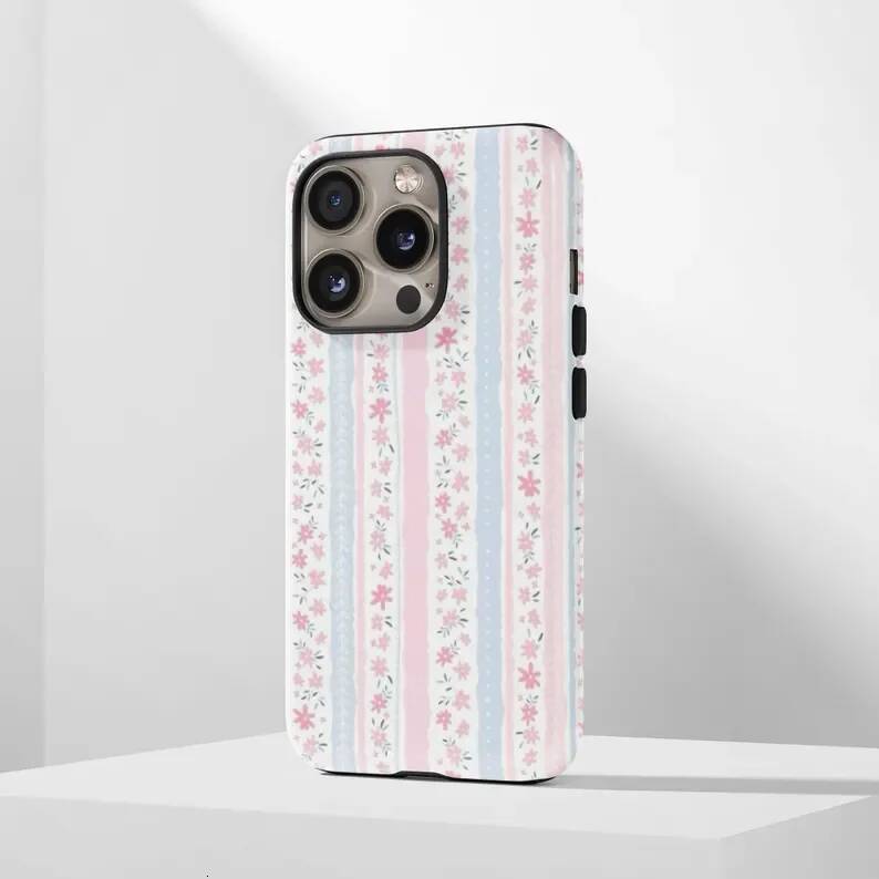 Love Shack Fancy Floral Phone Case for IPhone 17 16 15 14 13 12 11 X XS XR XSMAX 7 8 Air Pro Max Plus Luxury Double-layer Cover J260717 - view 3