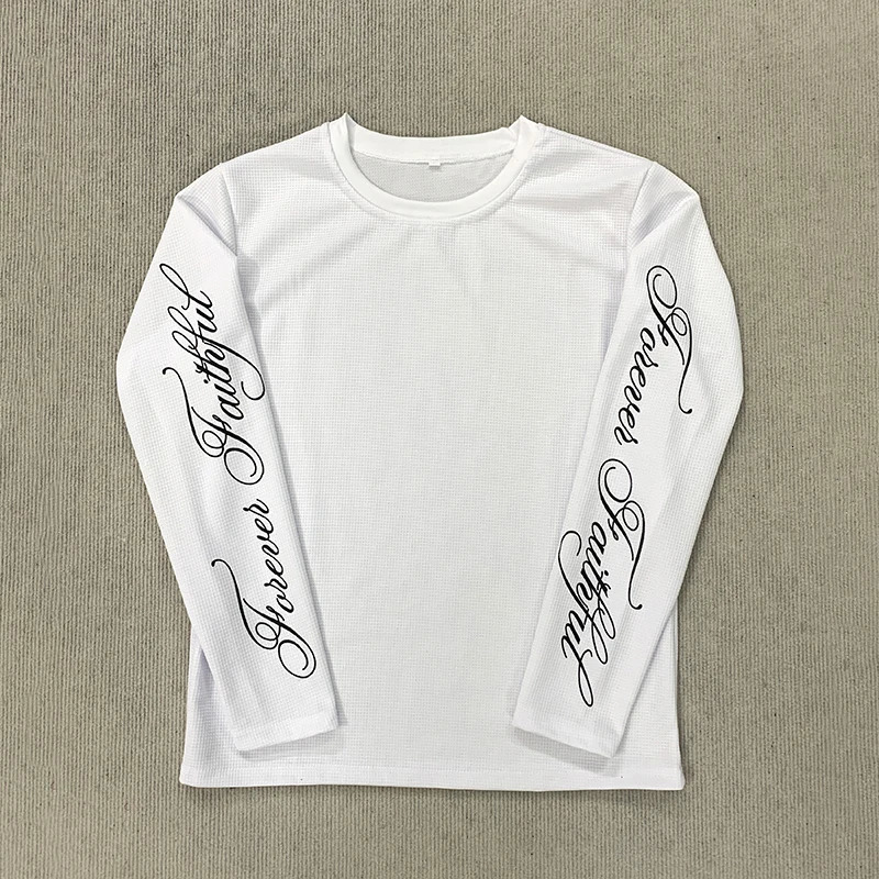 Spring American Retro Y2K Long Sleeve T-Shirt Casual Round Neck Lightweight Breathable Top Letter Print Streetwear 260716 - view 5