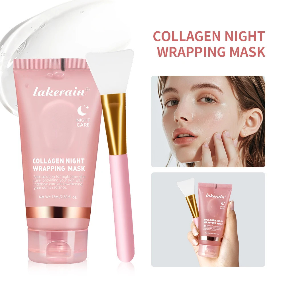 Collagen Jelly Cream Collagen Overnight Facial Mask Wrapping Peel-Off Mask Hydrating SkinCare 260716 - view 7