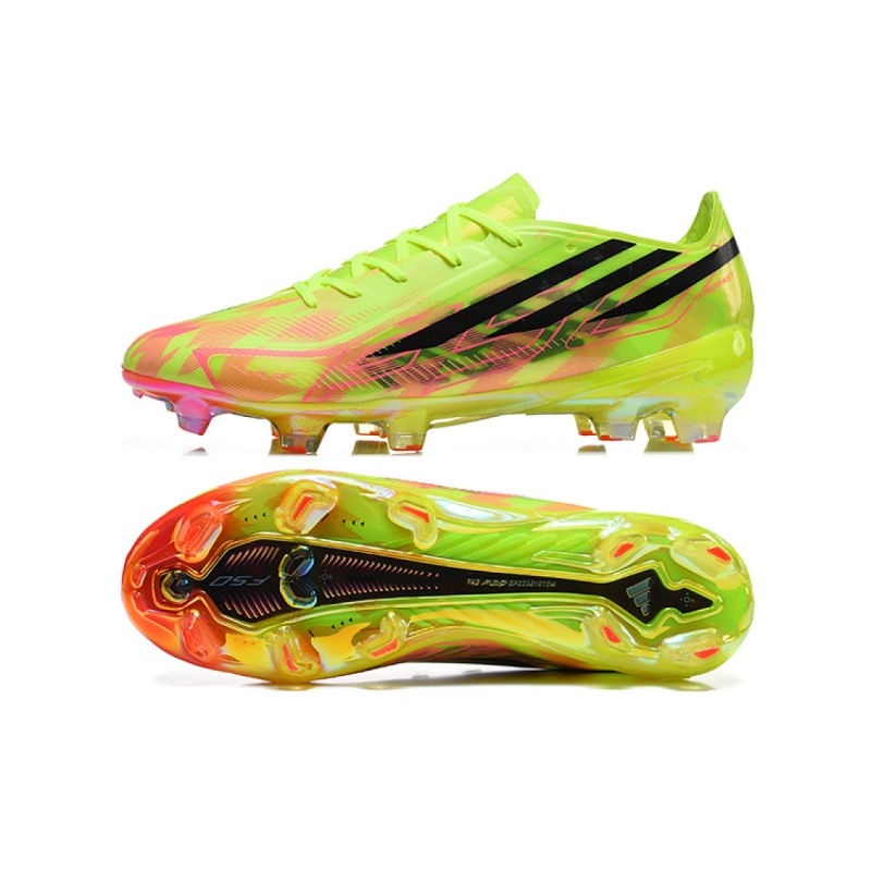 Adidas F50 Hyperfast Elite FG Soccer Cleats Lightweight Firm Ground Professional Match Football Boots Multi Color Series - view 3
