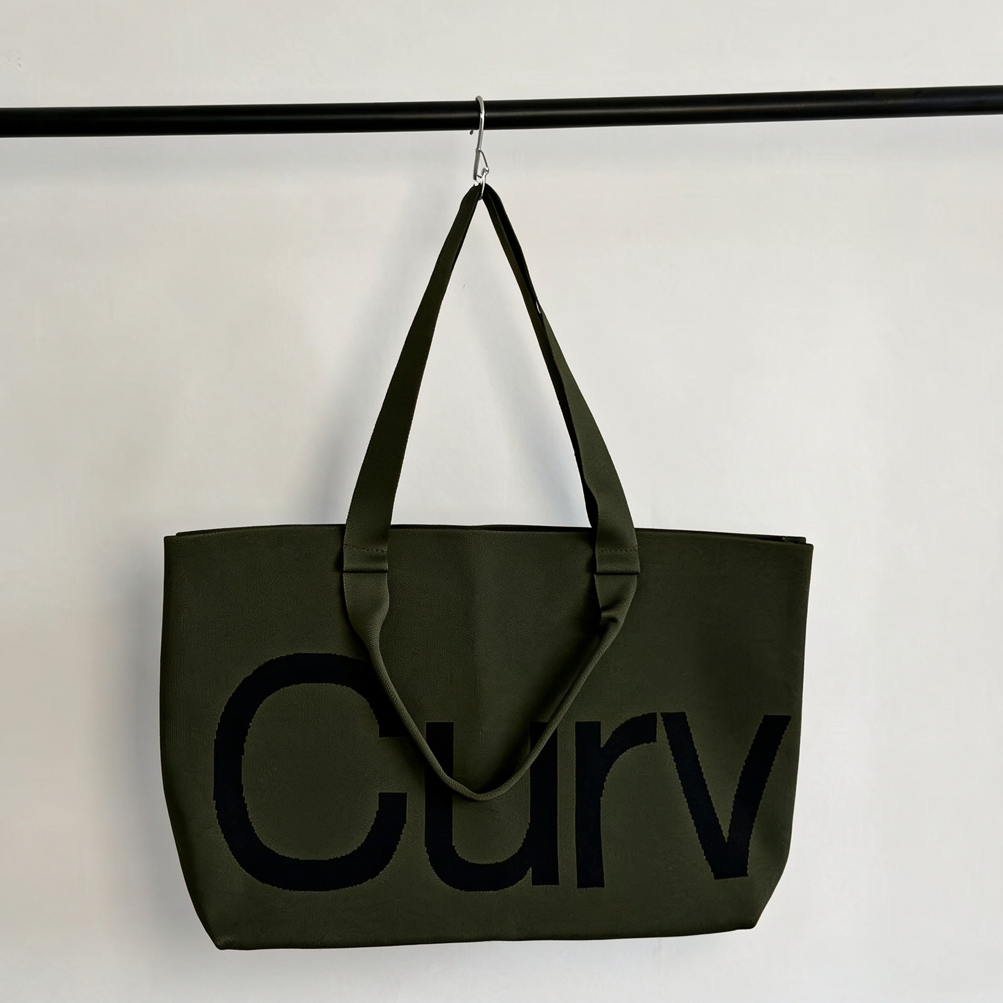 designer tote bag New Women's Knitted Tote Bag with Letter Pattern, Wear-Resistant Large Capacity Solid Color Shoulder Crossbody Purse, Top Handl - view 3