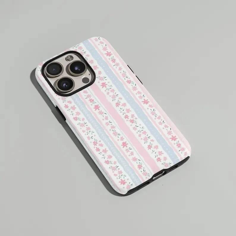Love Shack Fancy Floral Phone Case for IPhone 17 16 15 14 13 12 11 X XS XR XSMAX 7 8 Air Pro Max Plus Luxury Double-layer Cover J260717 - view 6