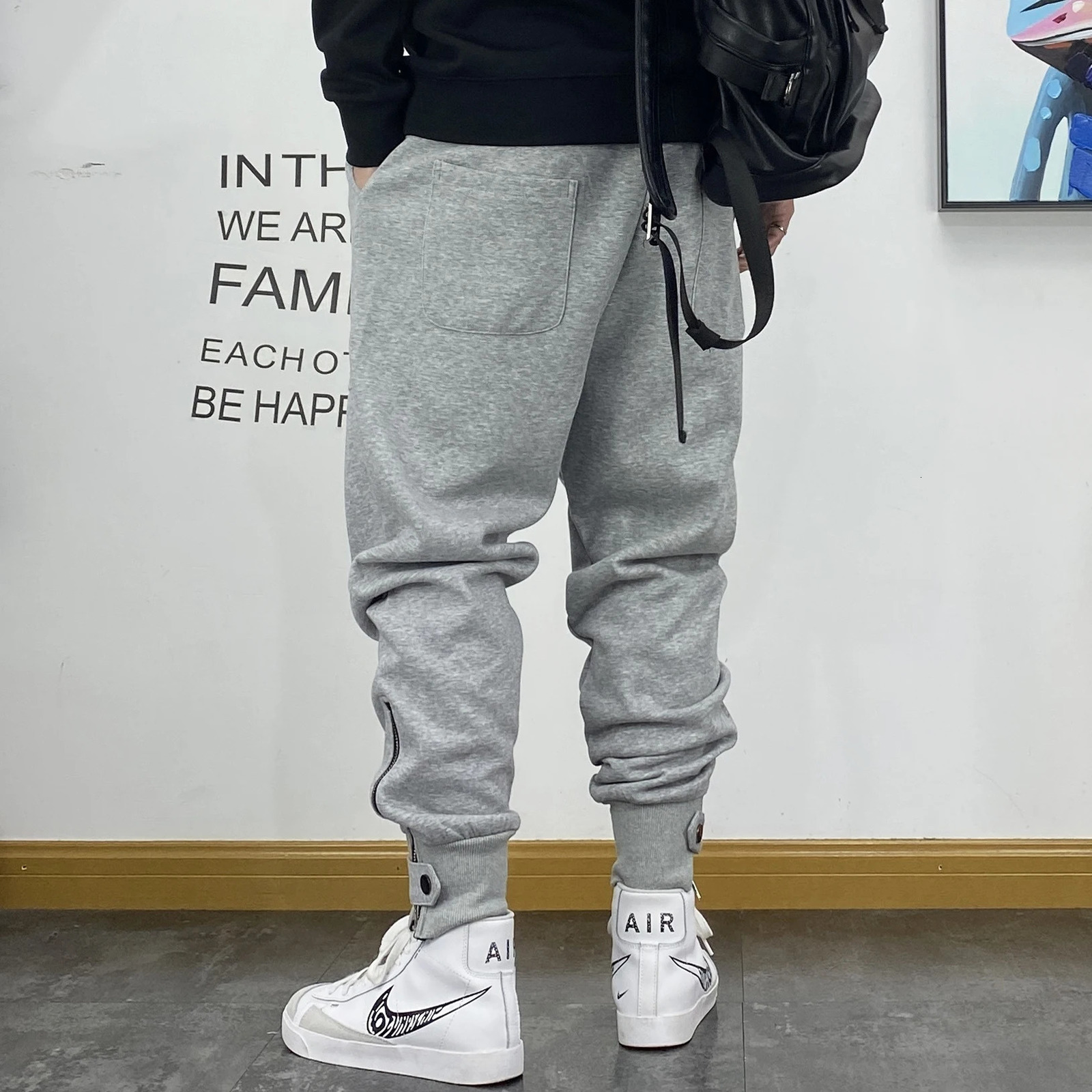 American Casual Harem Sweatpants Loose Oversized Jogging Pants Men Clothing Streetwear Hip Hop Joggers Harajuku Sport Trousers 260717 - view 4
