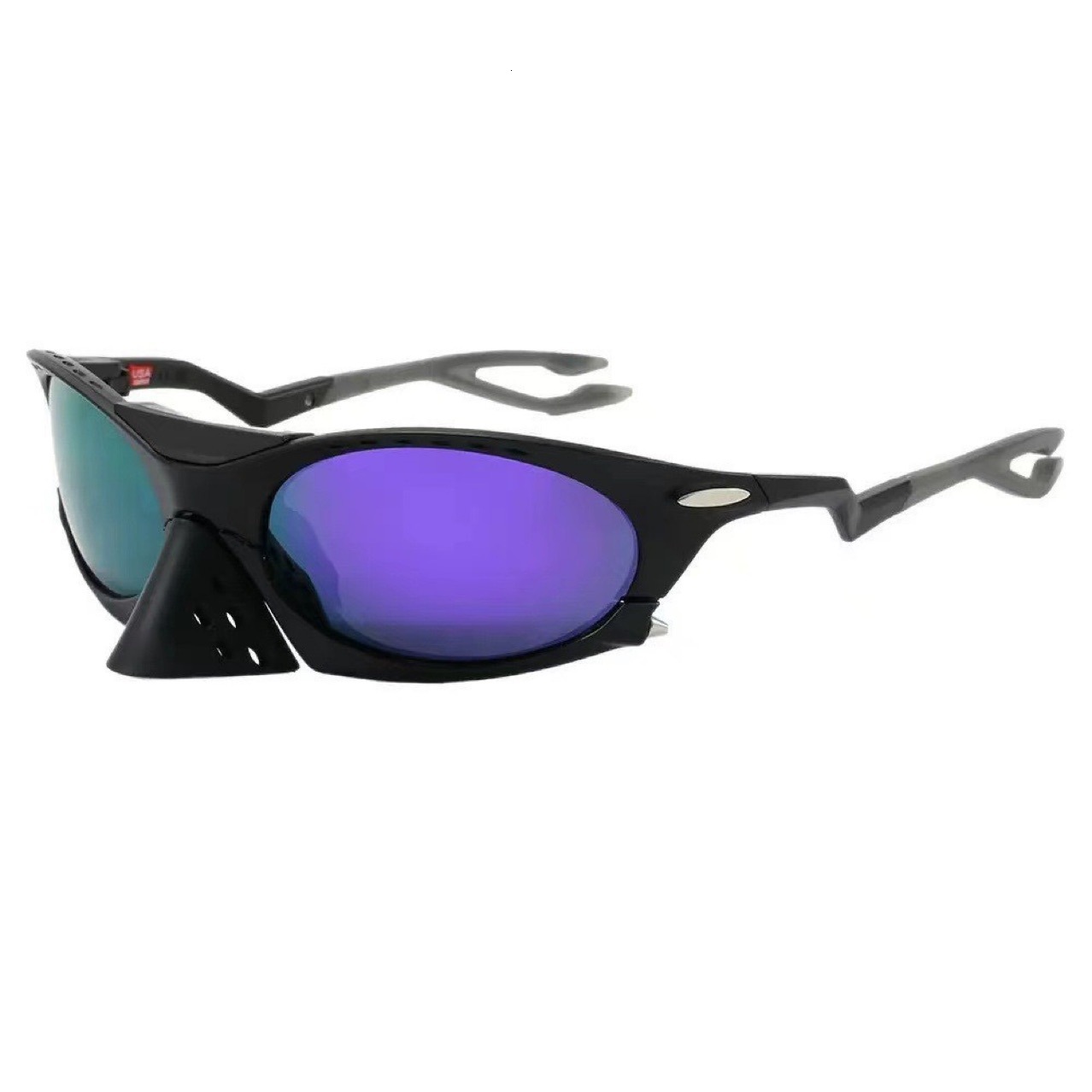 Eagle Beak Trendy Retro Polarized UV400 Sunglasses with Openable Nose Pads plantaris - view 4
