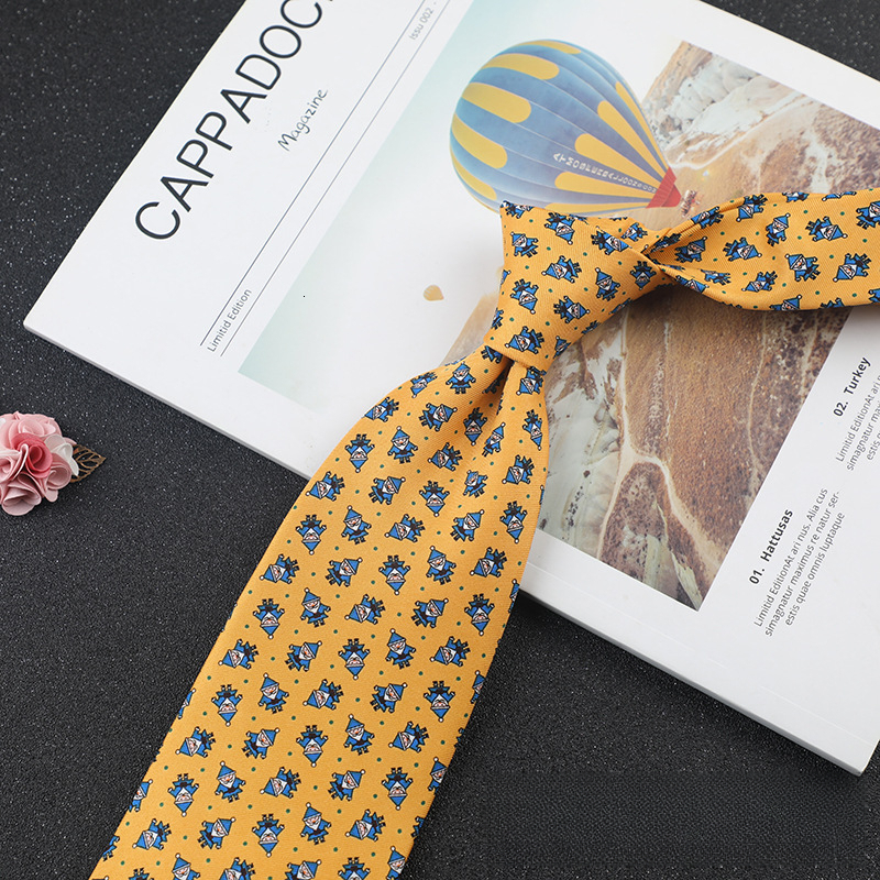 Men's Novelty Silk Necktie and Tie-and-Hanky Set, Wide 9 cm Woven Tie with Lavender Grid Sailboat Print, Wool Lining, Leisure Neckwear Accessory for W - view 6