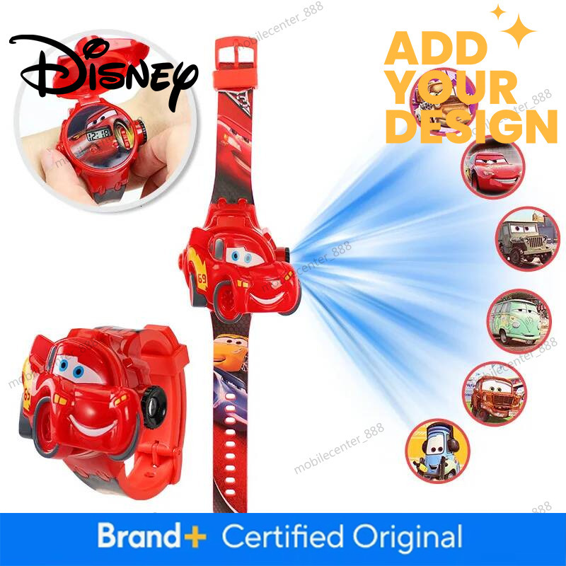 Fashion Stitch Projection Children Watches for Girls Unicorn Minnie Princess Elsa Kids Watch Digital Clock Student Toys Gifts - view 5