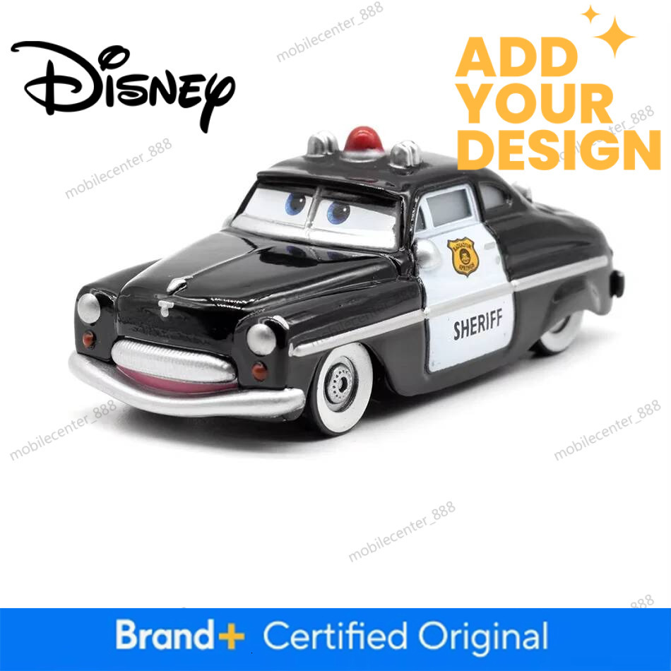Disney Pixar Toy Car 2/3 Lightning Mcqueen Fritter Miss Frank Collection 1:55 Die Cast Metal Alloy Model Kid Boy Birthday Gifts - view 5